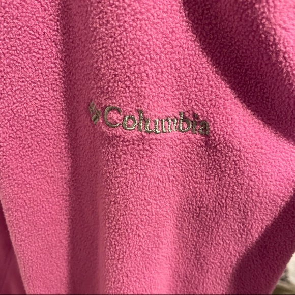 Columbia Pink Fleece Pullover Sweatshirt Size XL - Picture 5 of 7